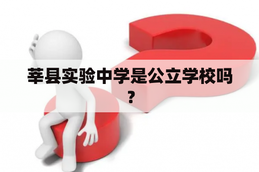 莘县实验中学是公立学校吗？