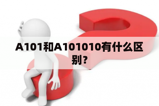 A101和A101010有什么区别？