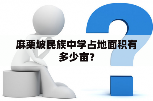 麻栗坡民族中学占地面积有多少亩？