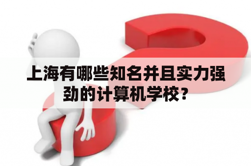 上海有哪些知名并且实力强劲的计算机学校？