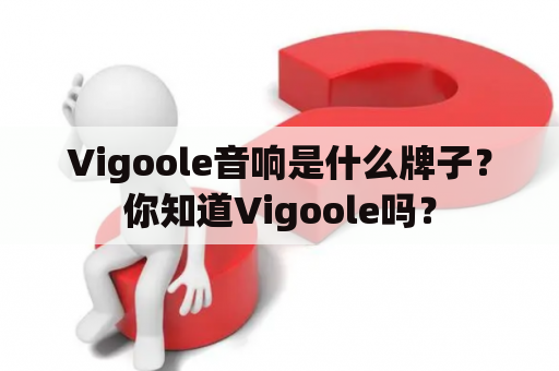 Vigoole音响是什么牌子？你知道Vigoole吗？